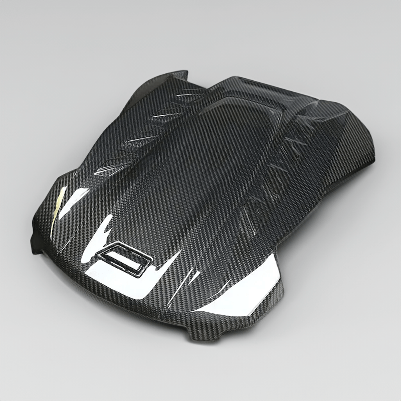 BMW X6M (F96) Carbon Fibre Replacement Engine Cover - Twenty Two Tuning Engine Bay