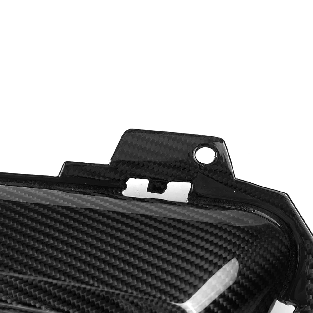 BMW X6M LCI (F96) SOOQOO Carbon Front Bumper Vent Trims - SOOQOO Official Front Lip