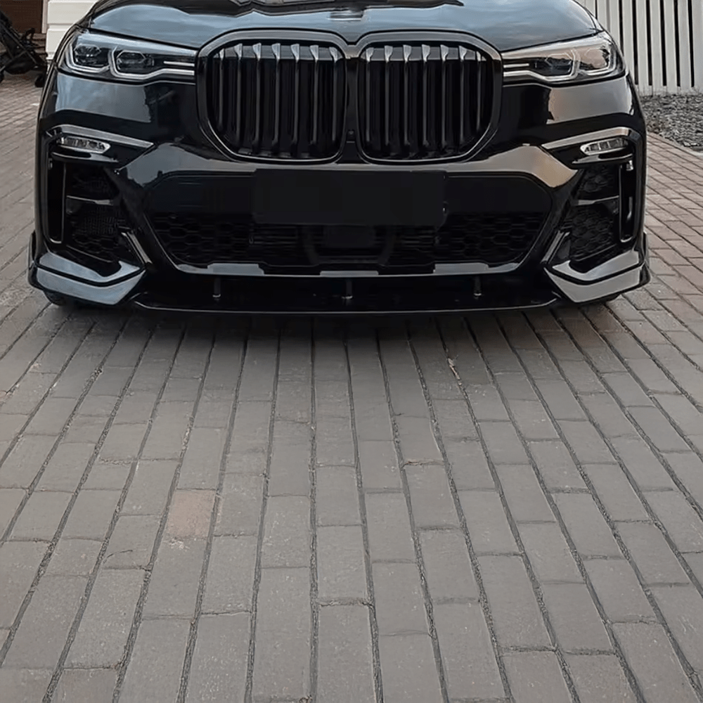 BMW X7 (G07) FD Style Gloss Black Front Lip Spoiler - Twenty Two Tuning Front Lip