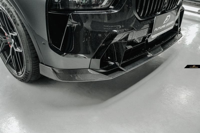 BMW X7 LCI (G07) Future Design Carbon Fibre Front Lip Spoiler - Future Design Front Lip