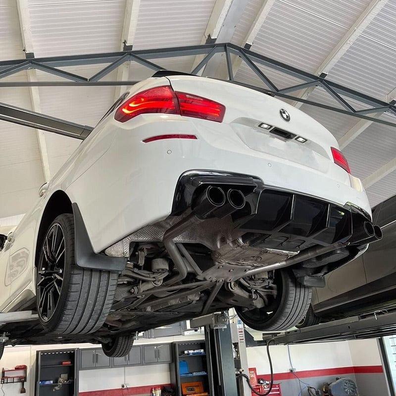 Dual TTT OEM Carbon Fibre Exhaust Tips - Compatible with BMW - Twenty Two Tuning Exhaust Tips