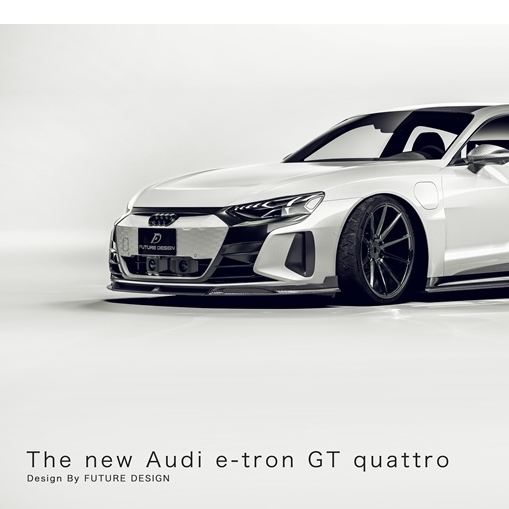 Future Design Carbon Fiber Body Kit Compatible With Audi E-Tron GT