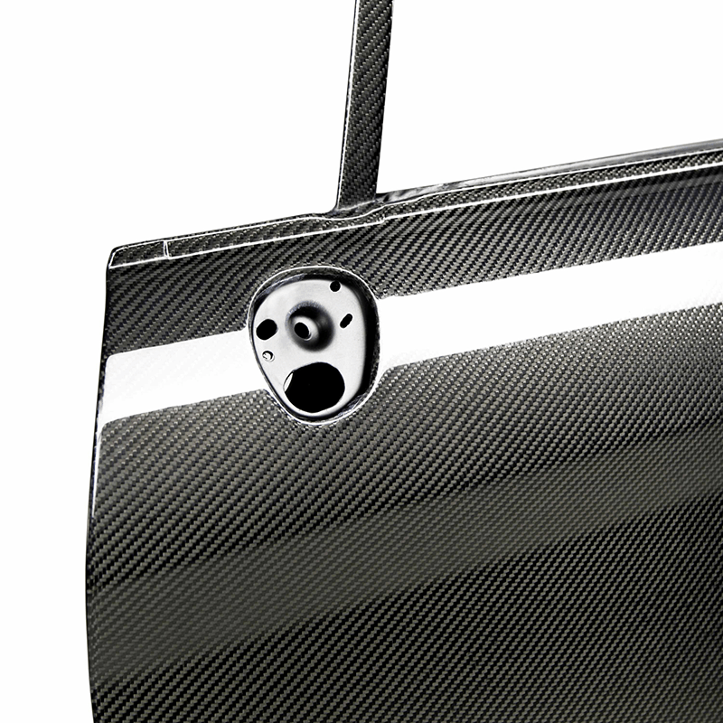 Ford Fiesta (Mk7.5) OEM+ Carbon Fiber Door Replacements - Twenty Two Tuning Door Replacements