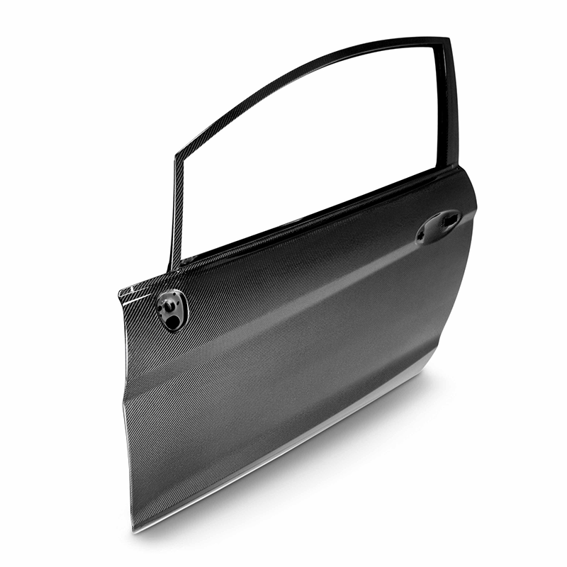Ford Fiesta (Mk7.5) OEM+ Carbon Fiber Door Replacements - Twenty Two Tuning Door Replacements
