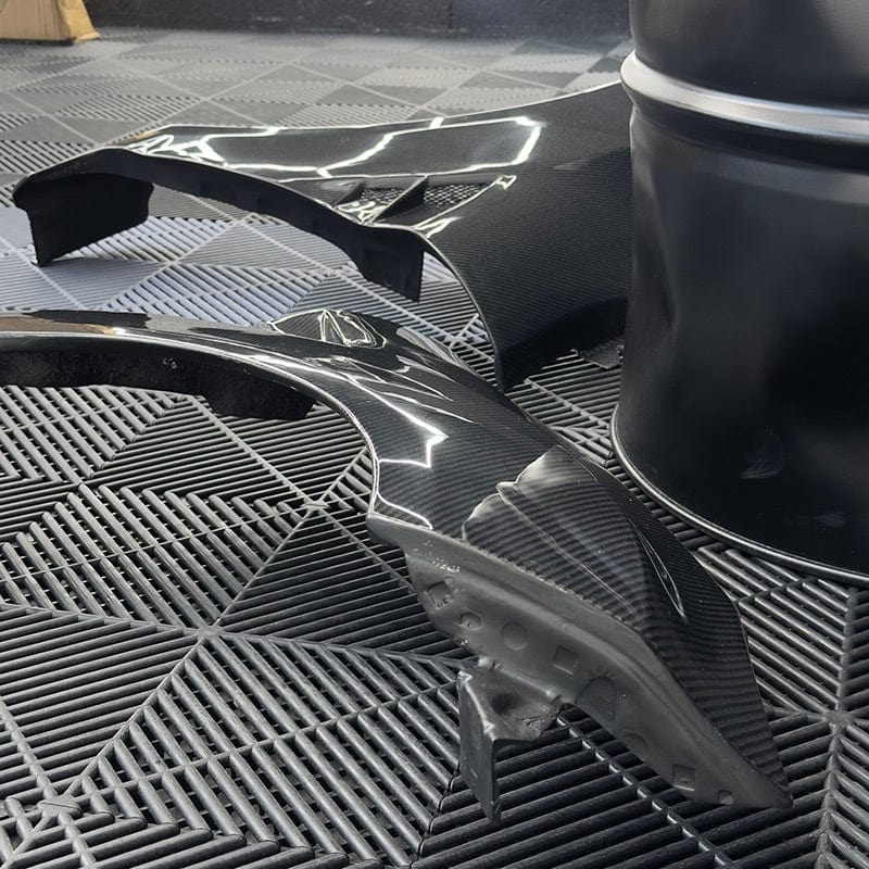 Ford Fiesta (MK7.5) OEM+ Carbon Fiber Front Fender Replacements - Twenty Two Tuning Front Fenders Complete