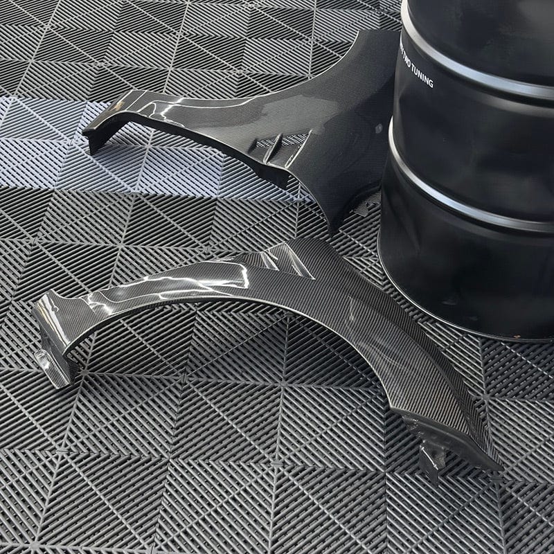 Ford Fiesta (MK7.5) OEM+ Carbon Fiber Front Fender Replacements - Twenty Two Tuning Front Fenders Complete