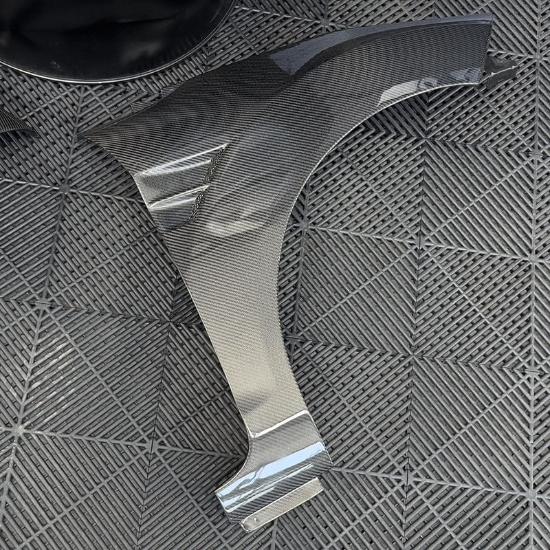 Ford Fiesta (MK7.5) OEM+ Carbon Fiber Front Fender Replacements - Twenty Two Tuning Front Fenders Complete