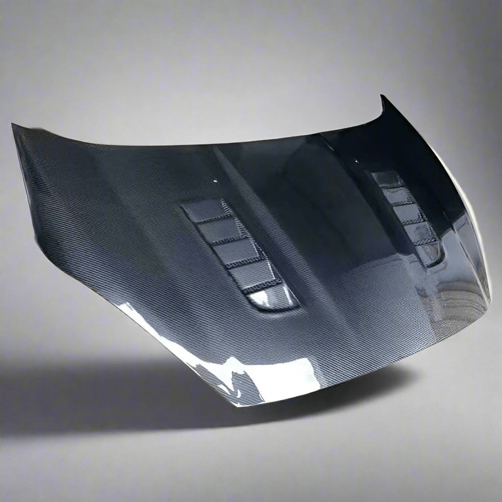 Ford Fiesta (Mk7.5) RS Style Carbon Fiber Hood/Bonnet Replacement - Twenty Two Tuning Hood/Bonnet Complete