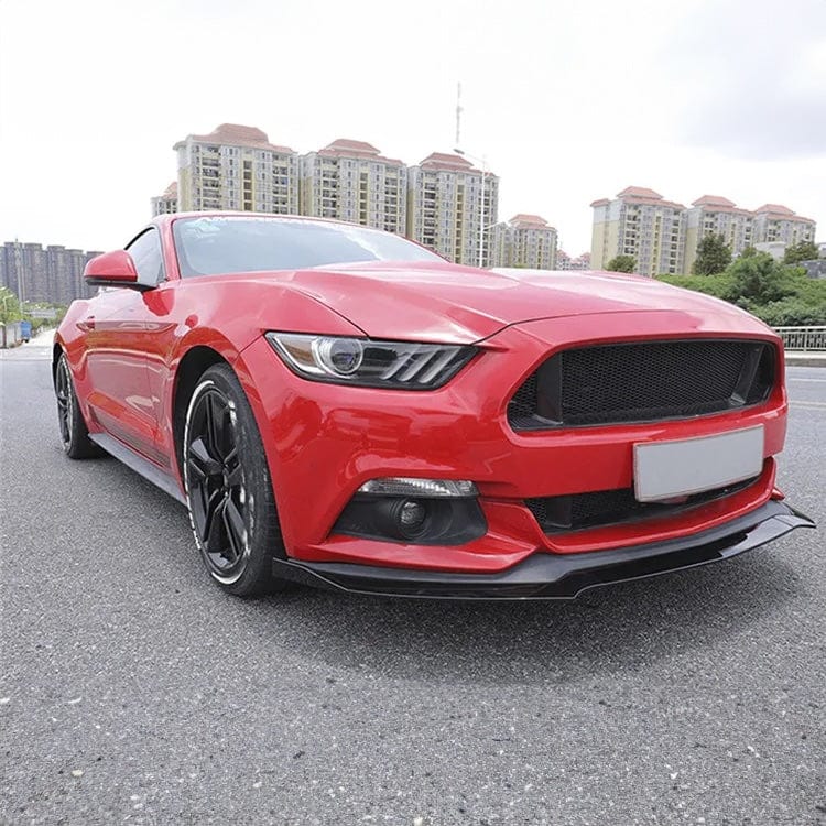 Ford Mustang (6th Gen.) Pre-Facelift OEM+ Style Carbon Fiber Front Lip Spoiler - Twenty Two Tuning Front Lip