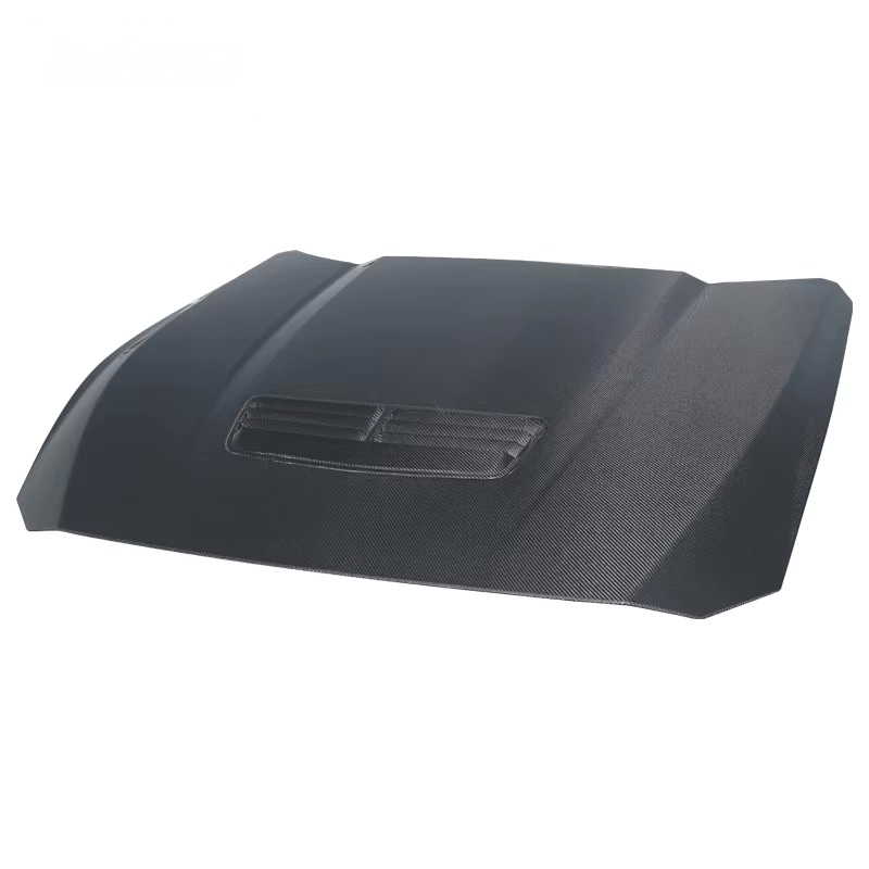 Ford Mustang (S650) OEM+ Style Carbon Fibre Hood Replacement - Twenty Two Tuning Hood/Bonnet Complete