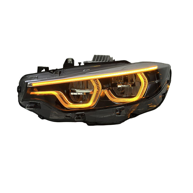 IKON V2 Style Headlight Upgrade (Plug and Play) - Compatible with BMW M3/M4 (F80/F82/F83) - EXL Design Headlight/Headlamp Replacement