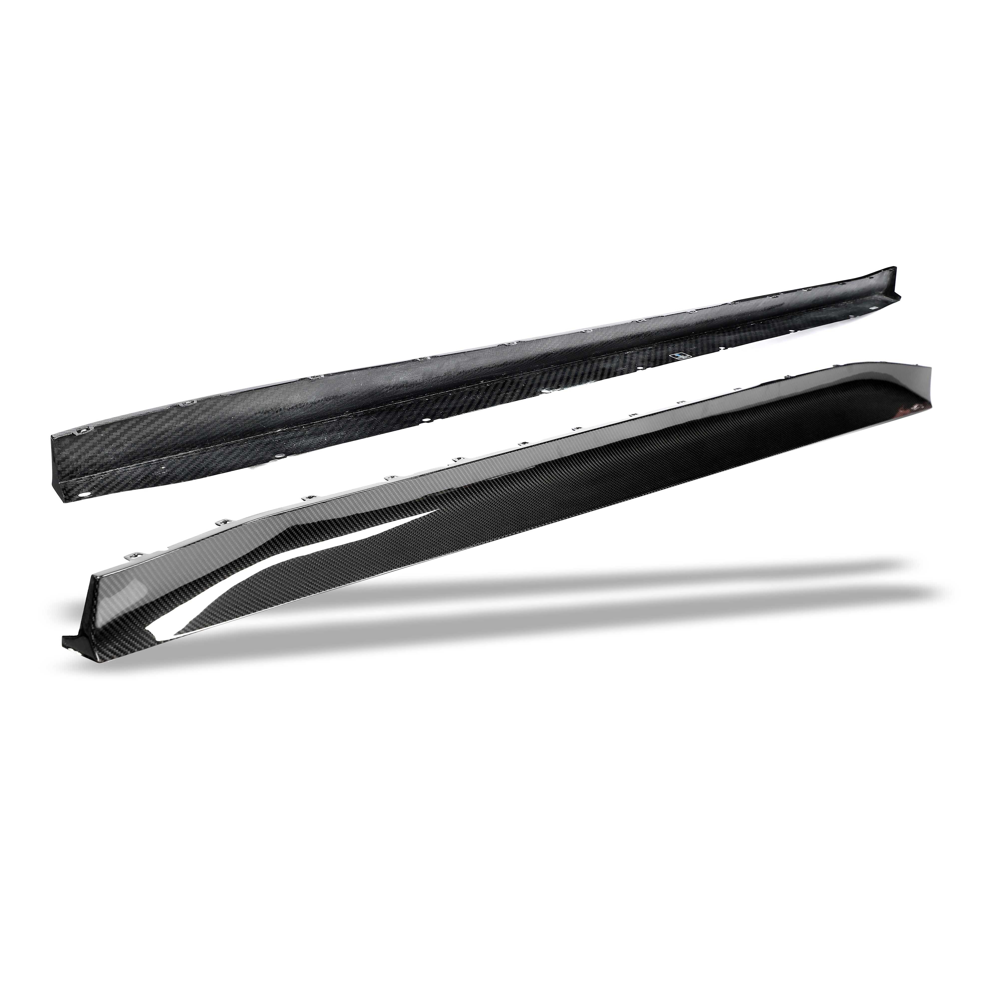 RevoZport Carbon Fiber Race Side Skirts Compatible With BMW M4 G82