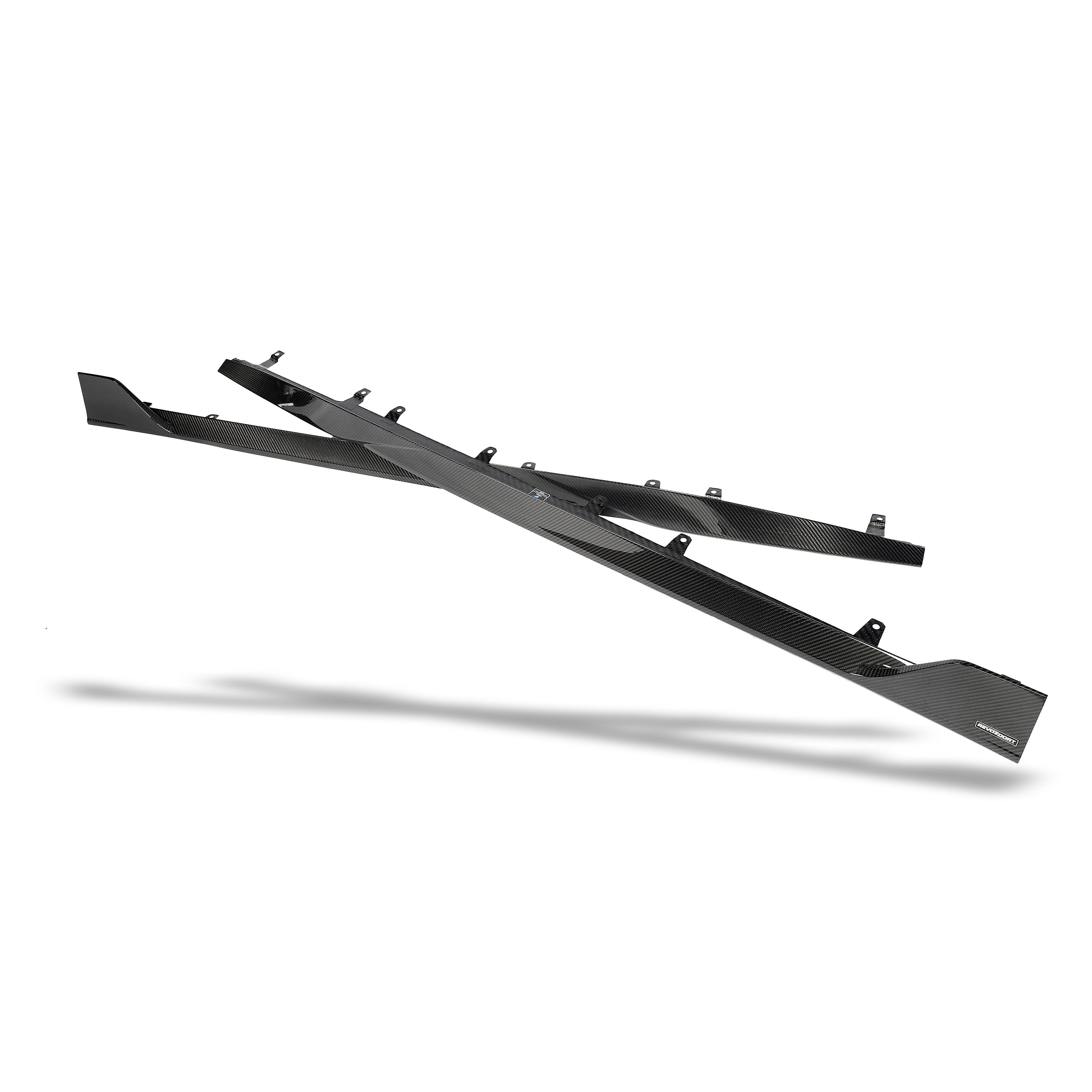 RevoZport Carbon Fiber Side Skirts Compatible With BMW M8 F91 F92 G14 G15