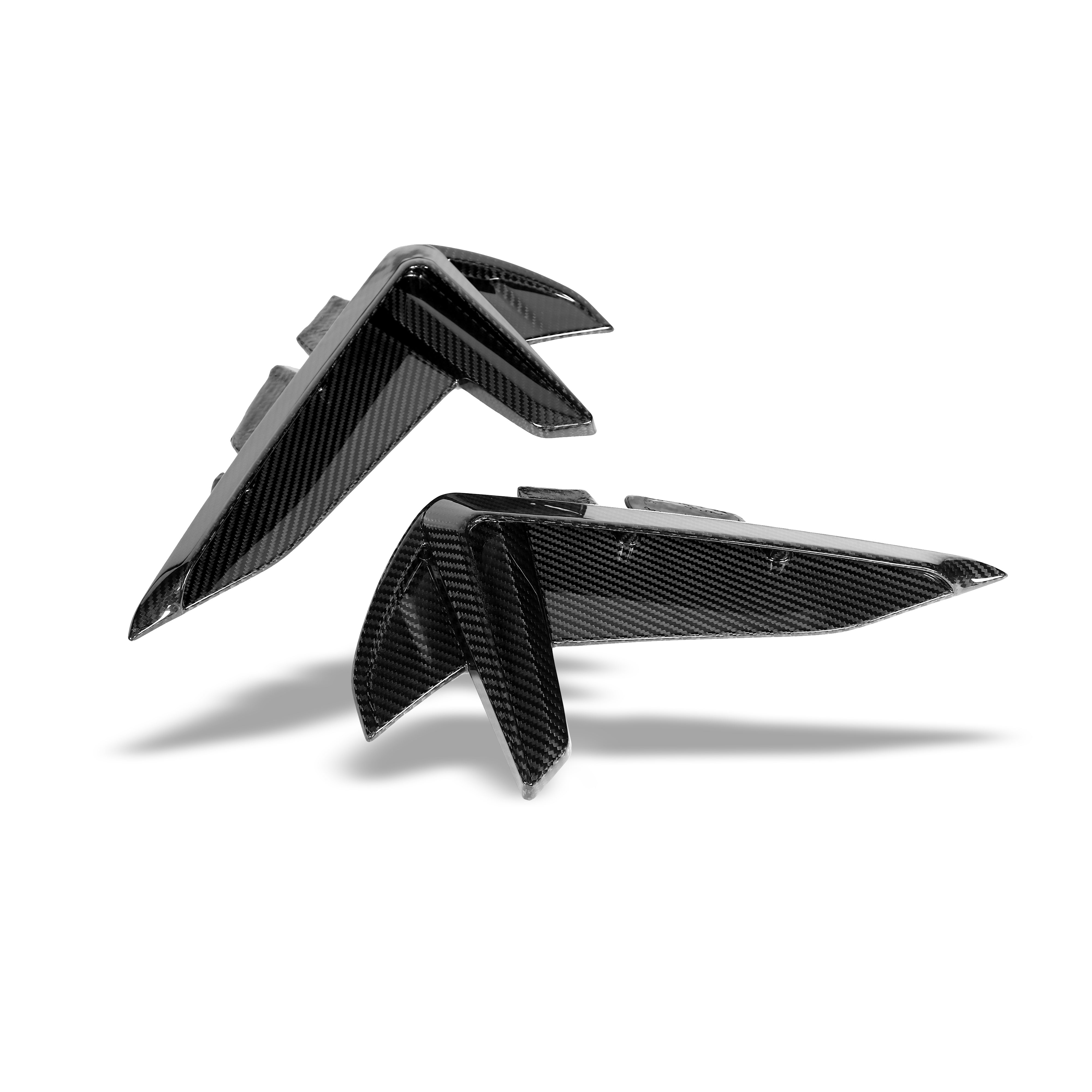 RevoZport Carbon Fiber Side Vents Compatible With BMW M8 F91 F92 F93