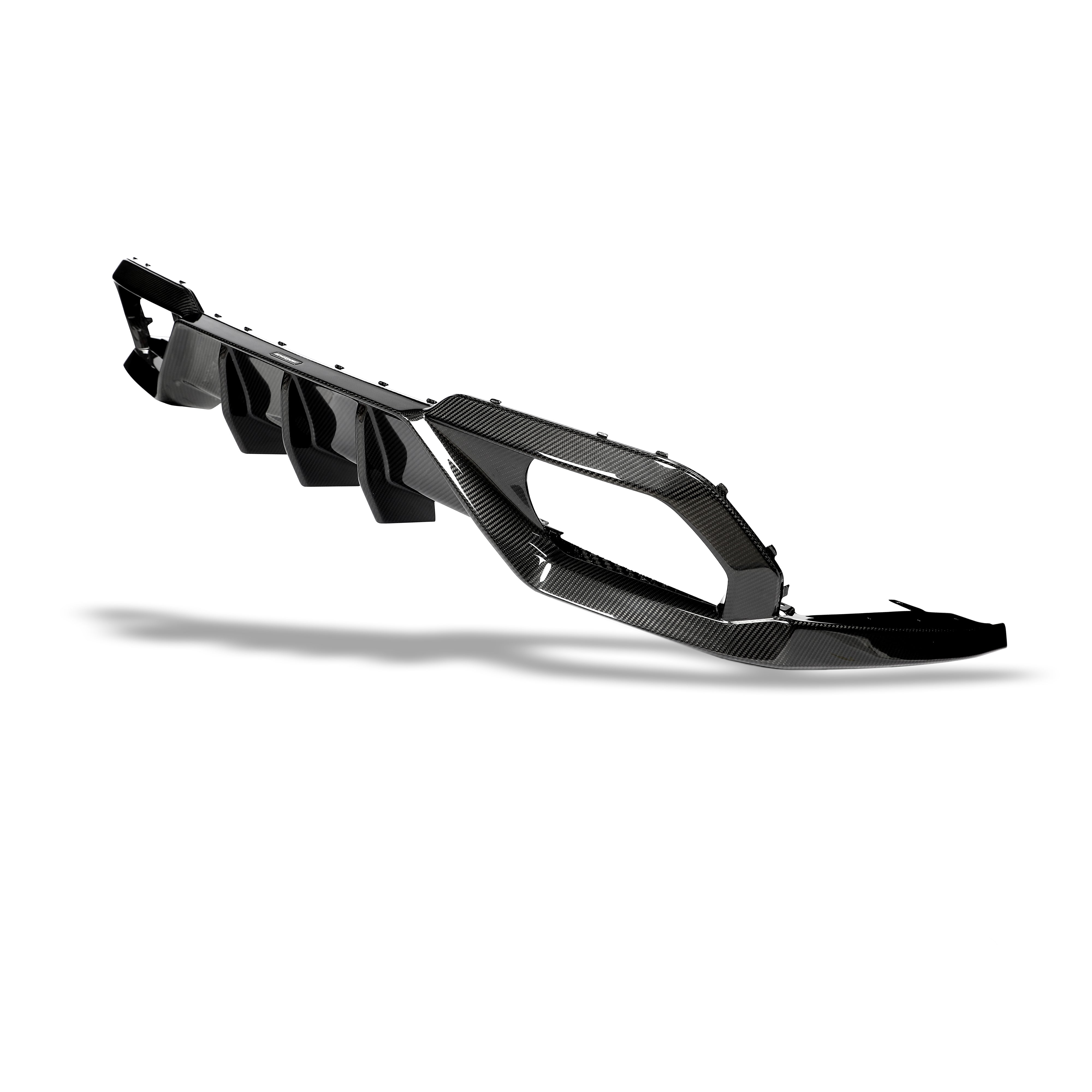 RevoZport Carbon Fiber Rear Diffuser Compatible With BMW M8 F91 F92