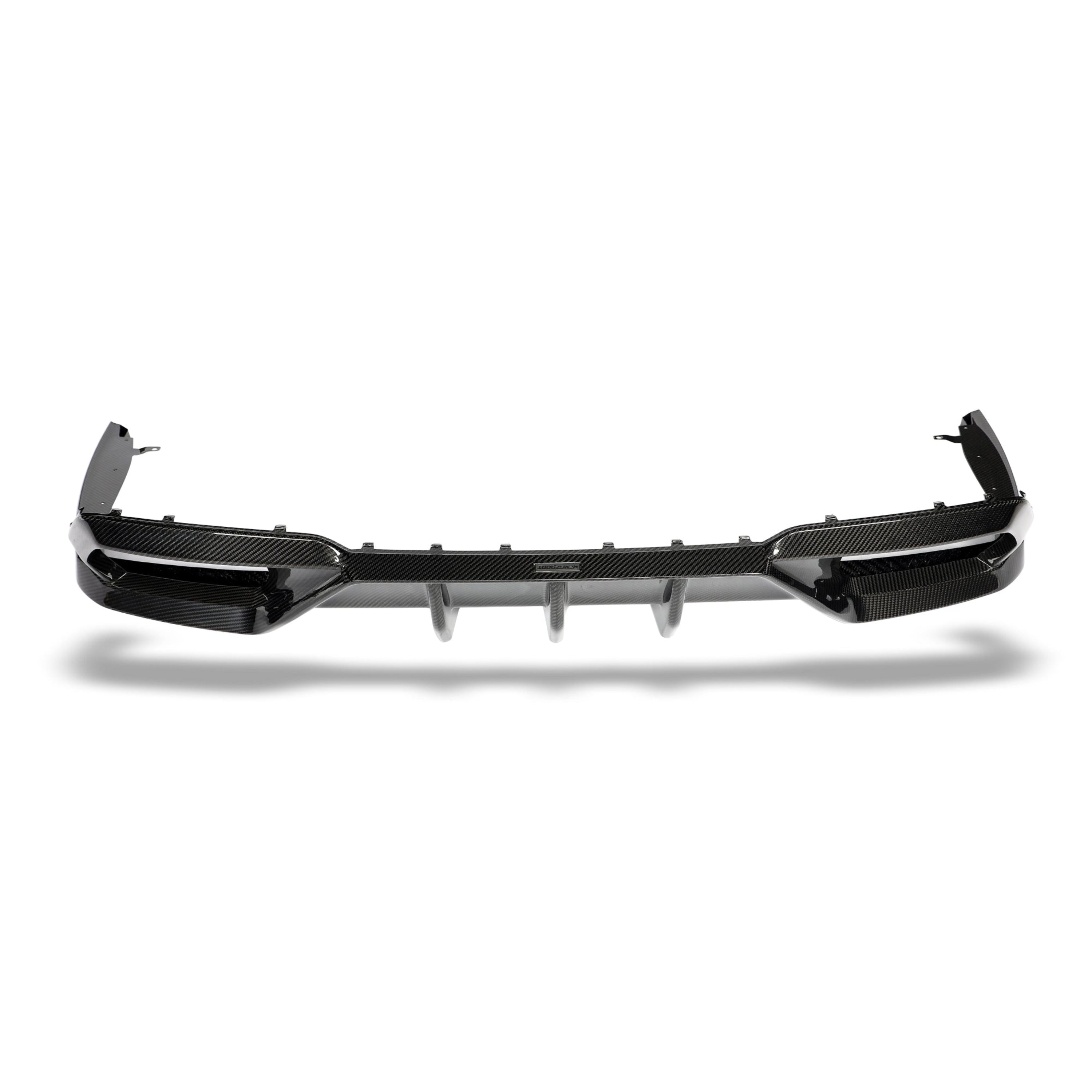 RevoZport Carbon Fiber Rear Diffuser Compatible With BMW M8 F93