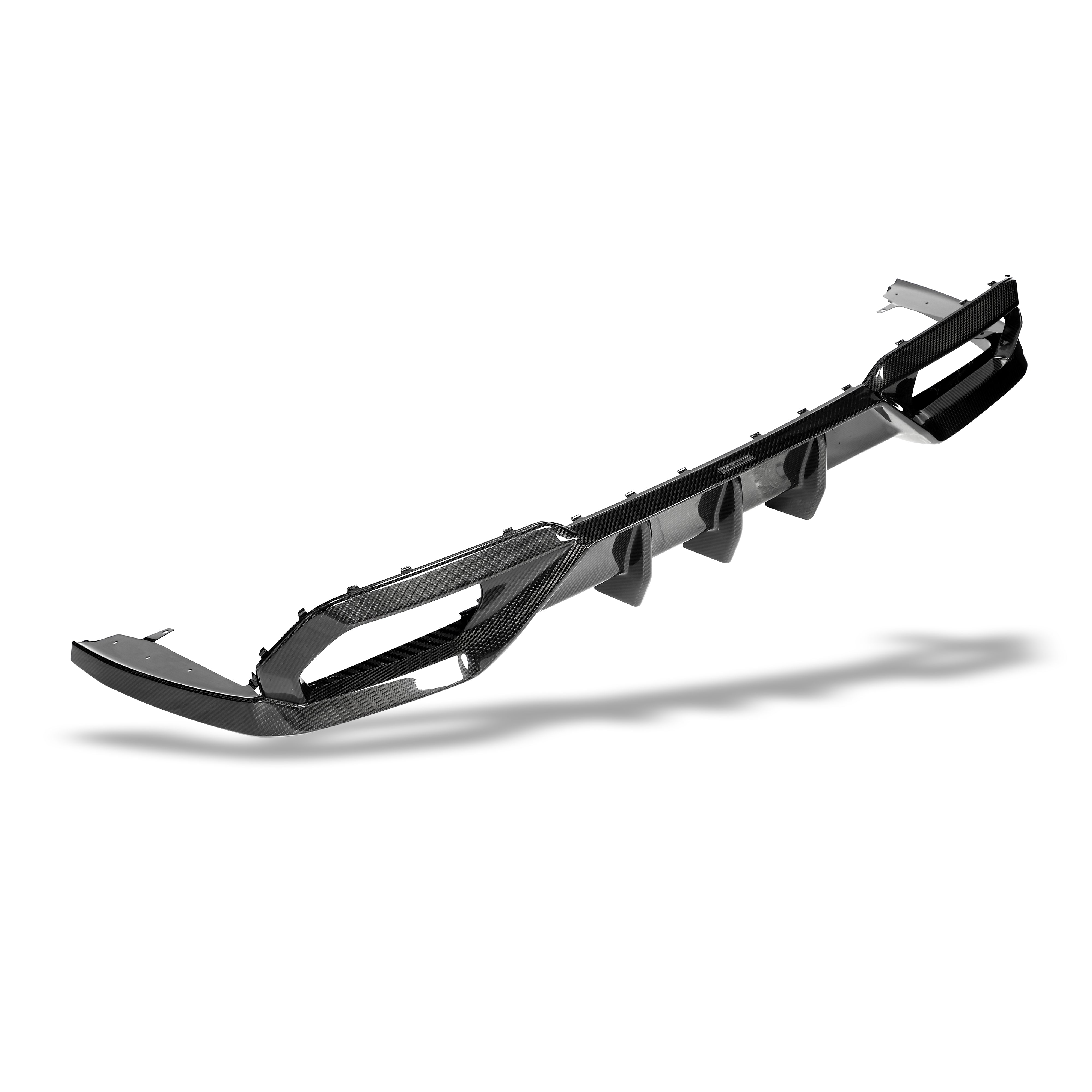 RevoZport Carbon Fiber Rear Diffuser Compatible With BMW M8 F91 F92