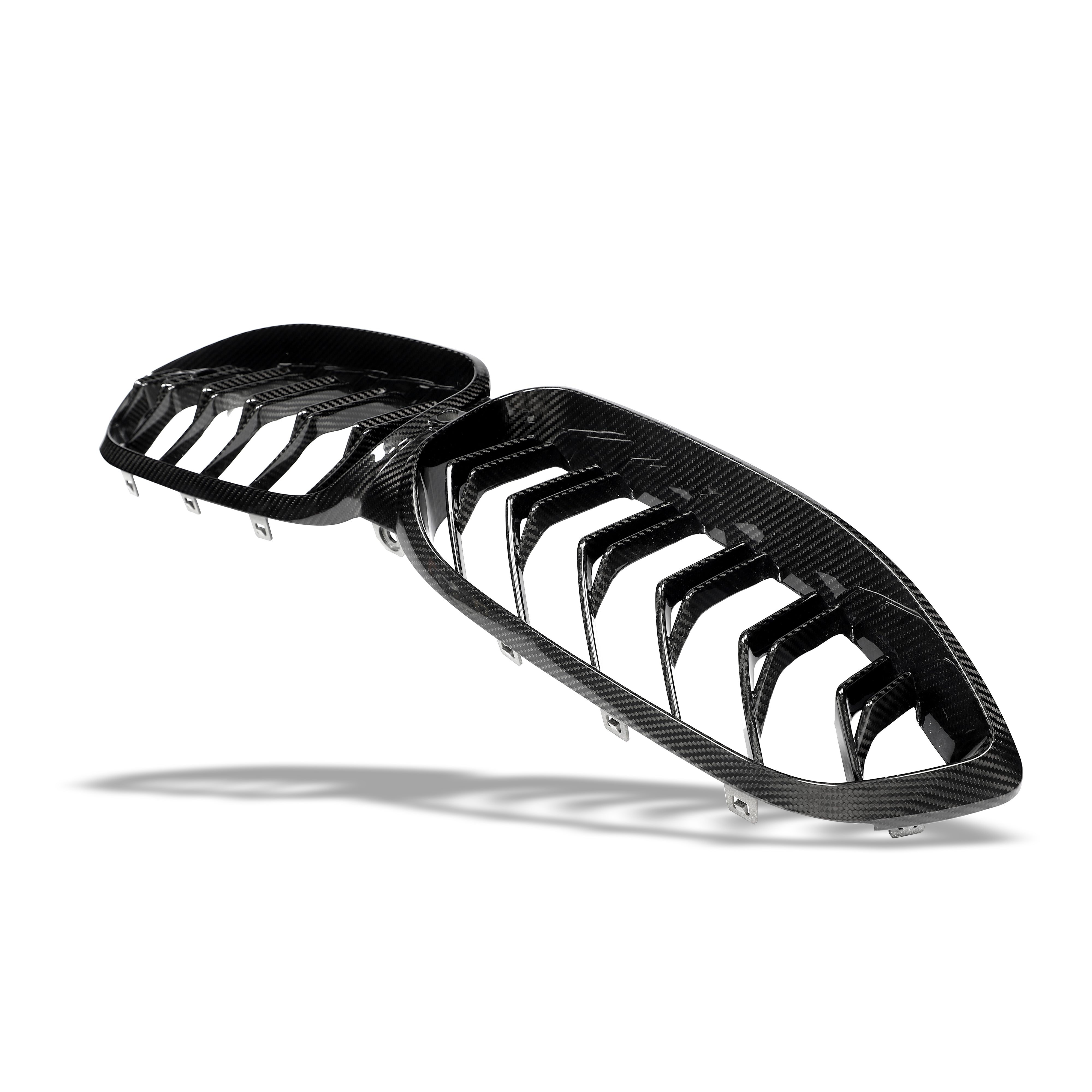 RevoZport Carbon Fiber Front Grill Compatible With BMW M8 F93
