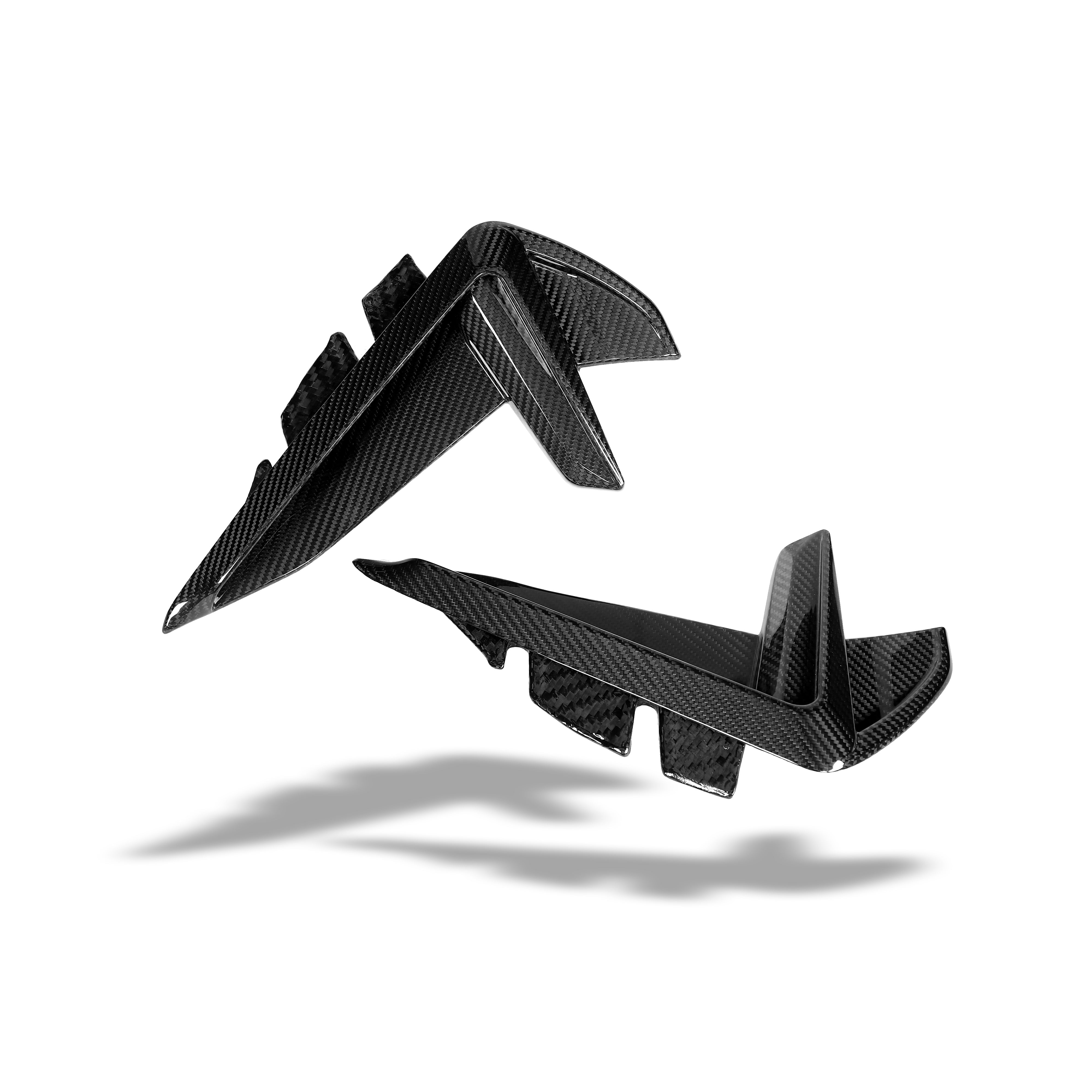 RevoZport Carbon Fiber Side Vents Compatible With BMW M8 F91 F92 F93