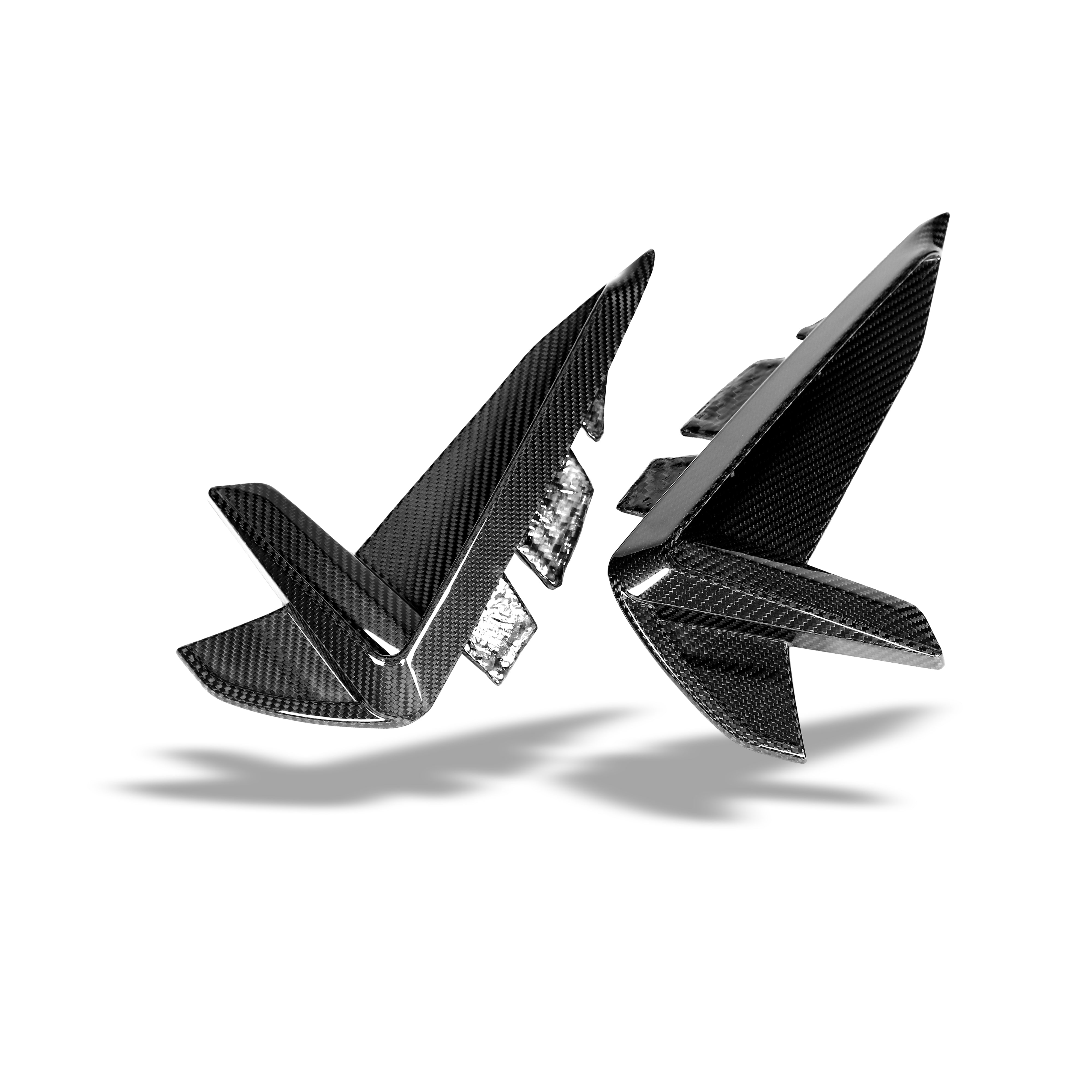 RevoZport Carbon Fiber Side Vents Compatible With BMW M8 F91 F92 F93