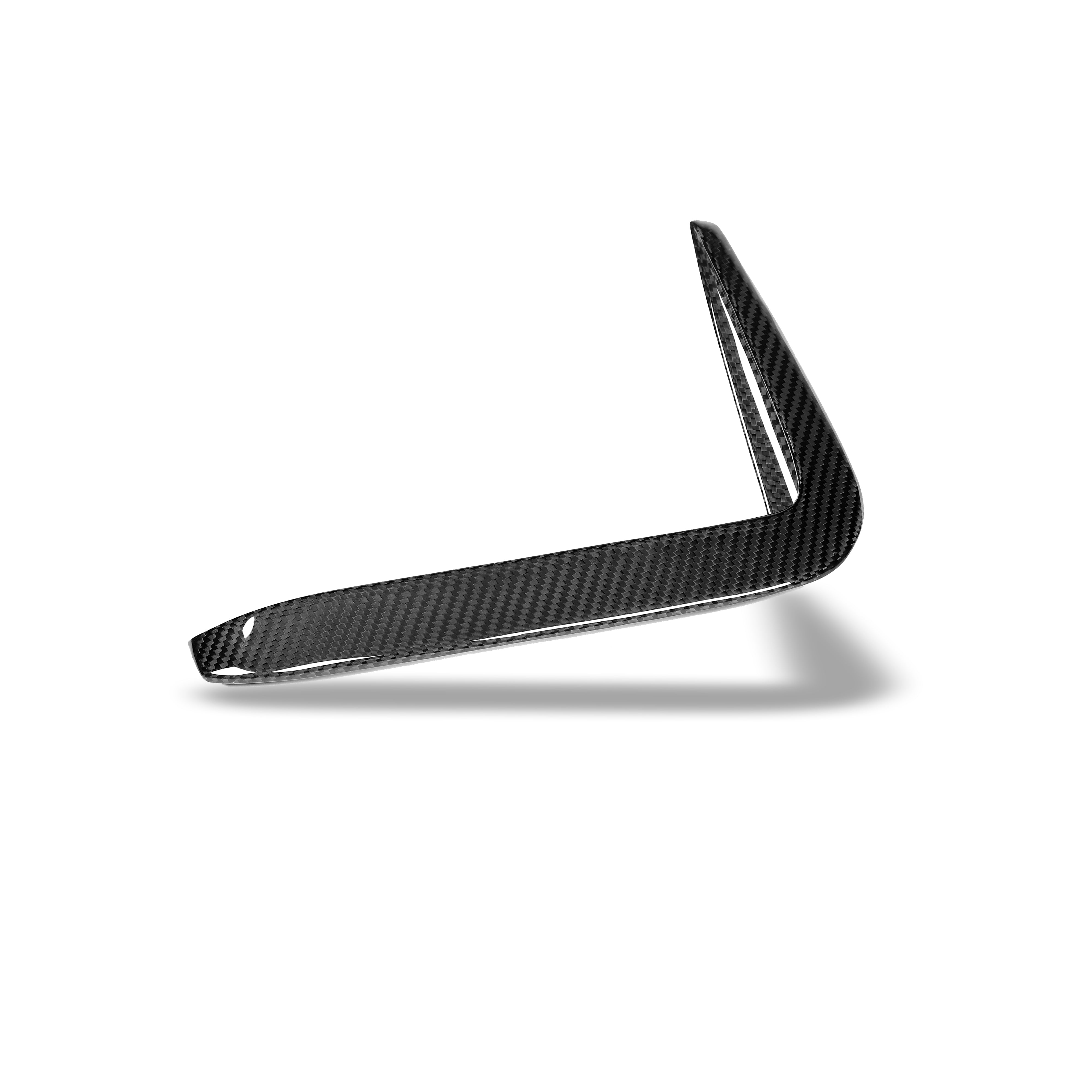 RevoZport Carbon Fiber Rear Bumper Canards Compatible With BMW M8 F93