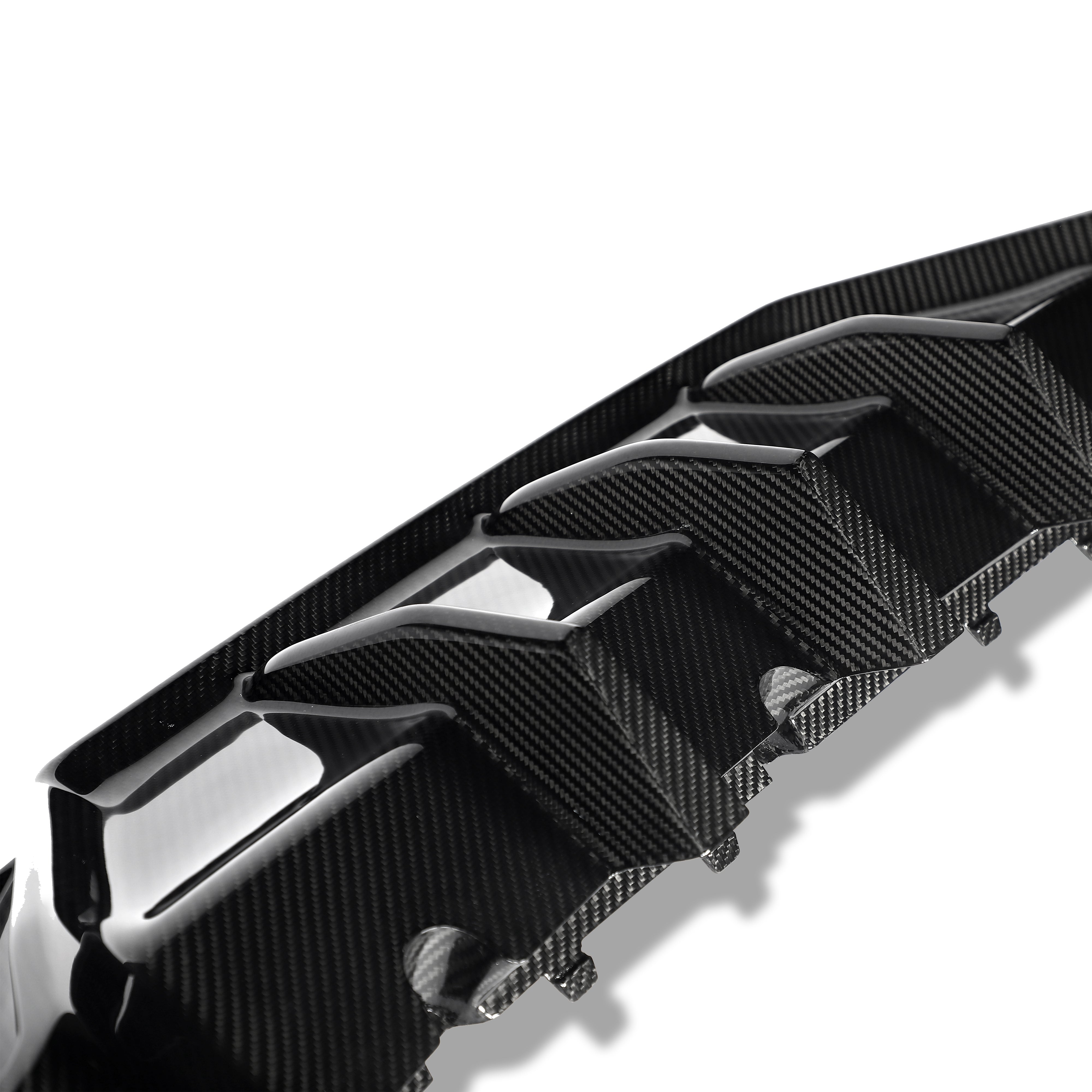 RevoZport Carbon Fiber Rear Diffuser Compatible With BMW M8 F91 F92