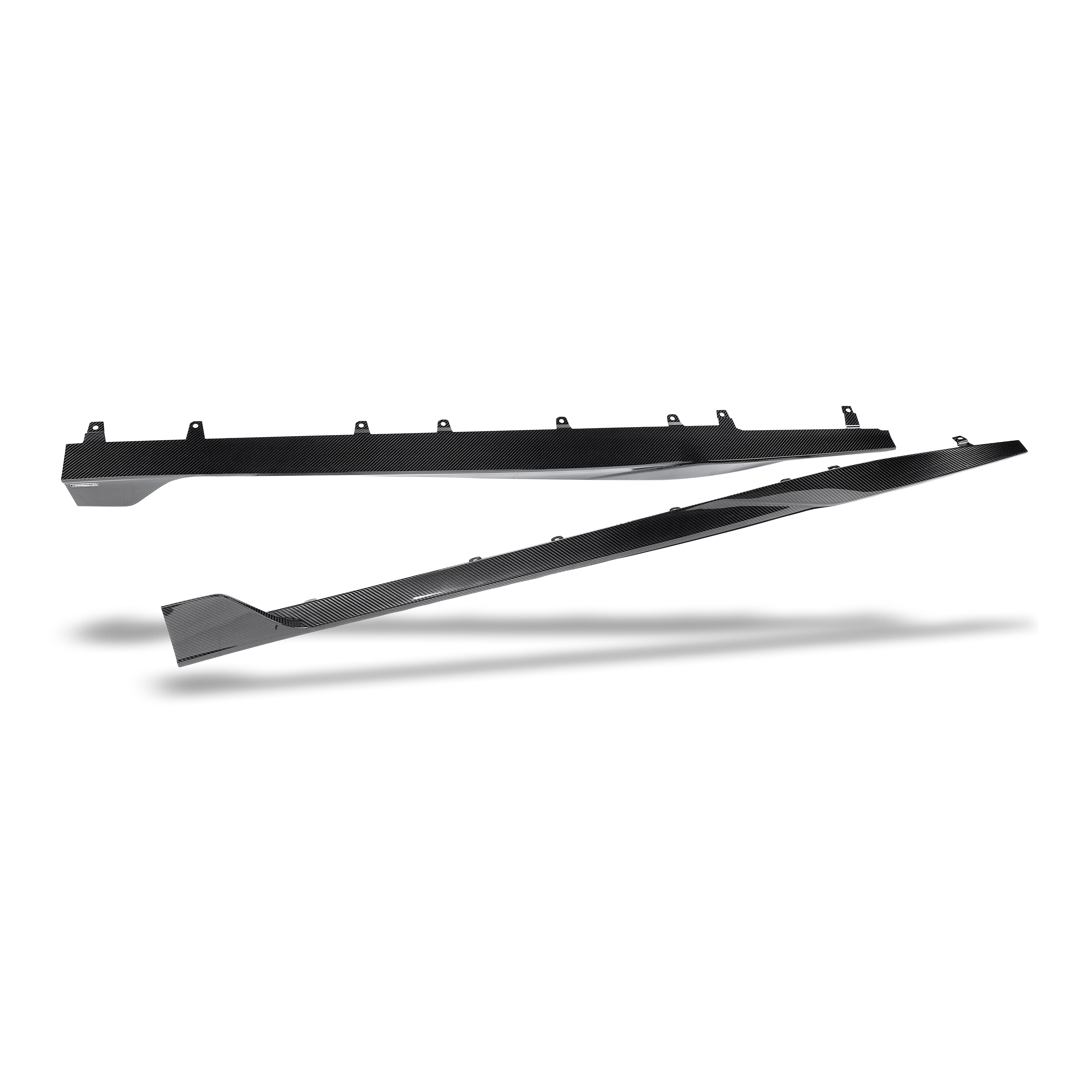 RevoZport Carbon Fiber Side Skirts Compatible With BMW M8 F91 F92 G14 G15