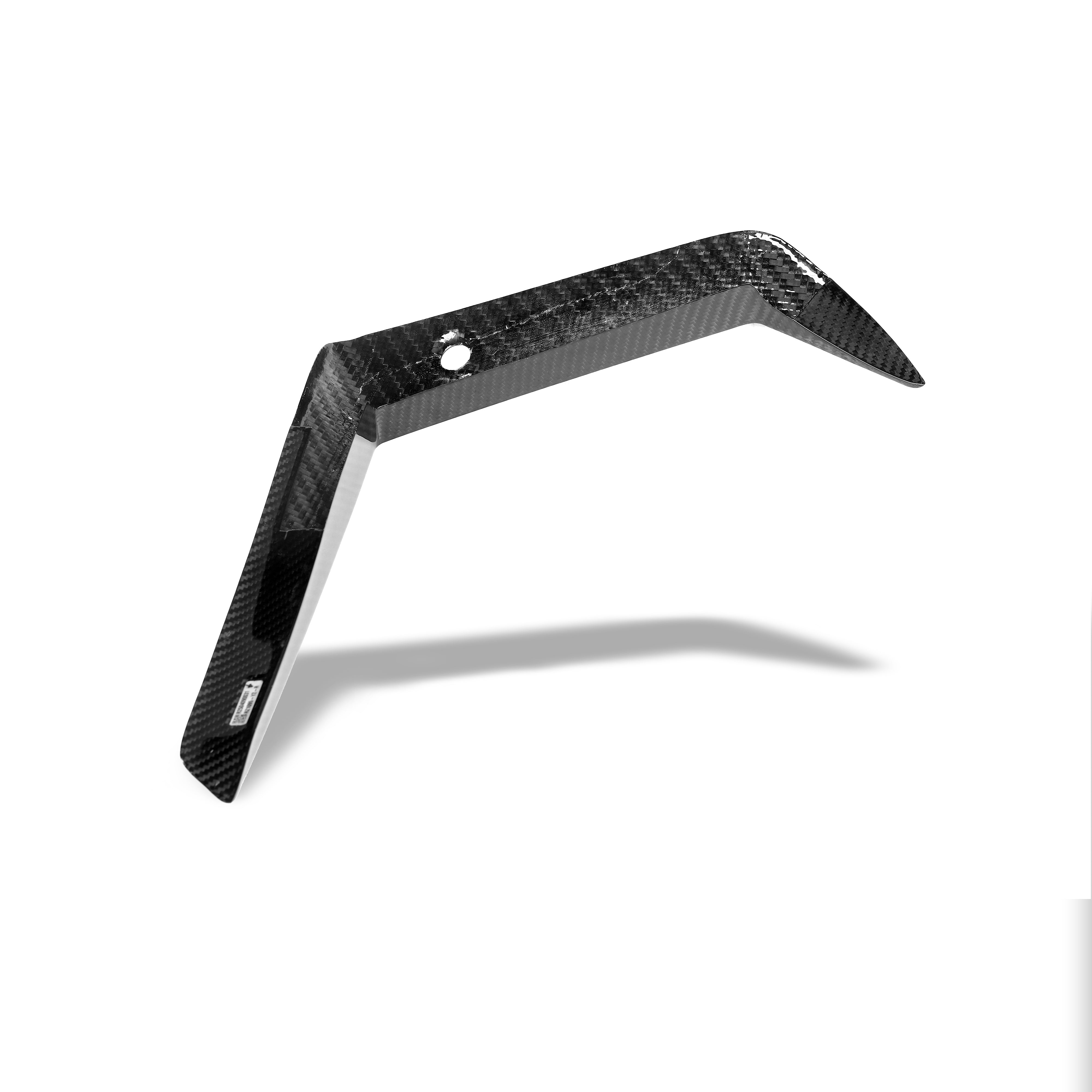 RevoZport Carbon Fiber Front Bumper Canards Compatible With BMW X5M F95 PRE LCI