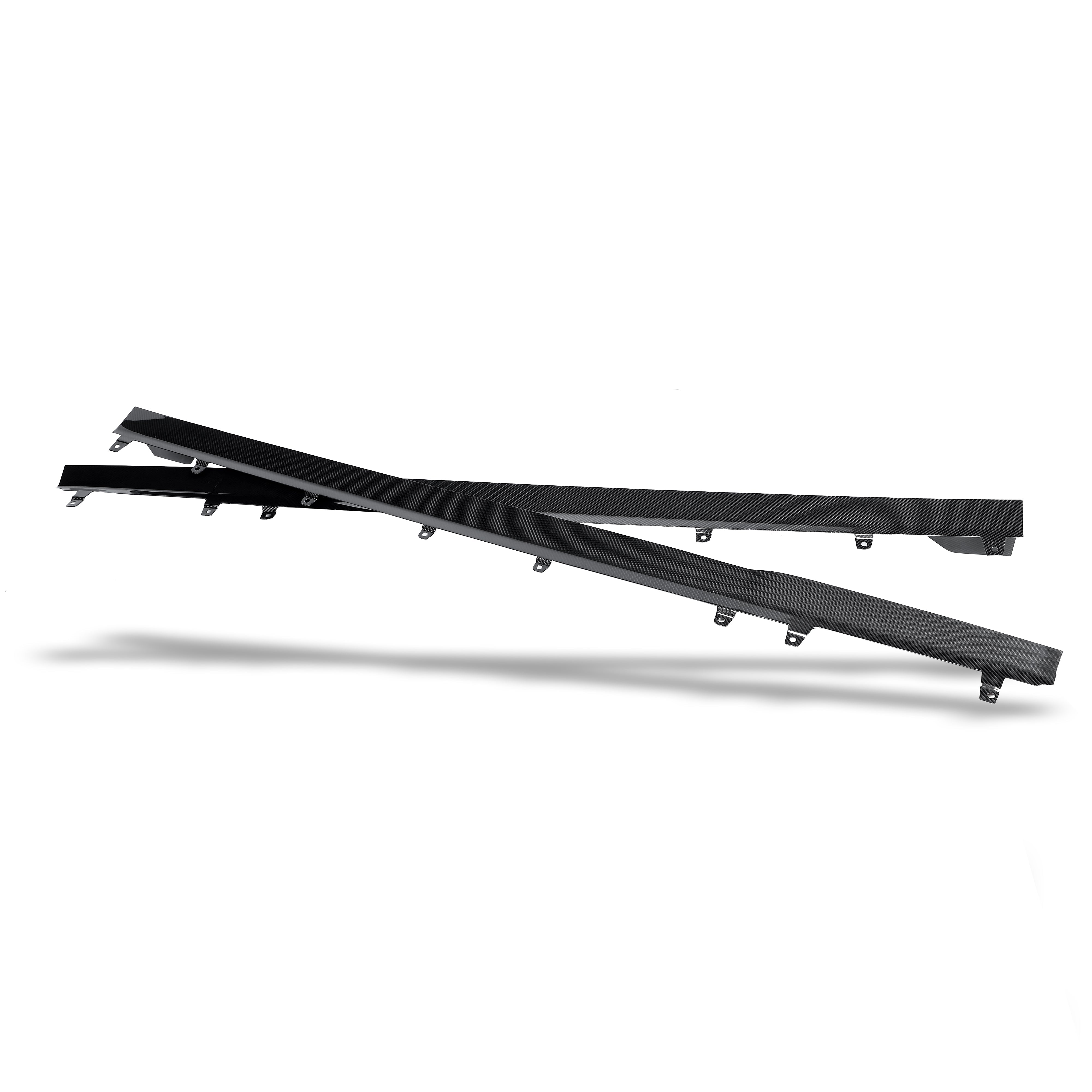 RevoZport Carbon Fiber Side Skirts Compatible With BMW M8 F93