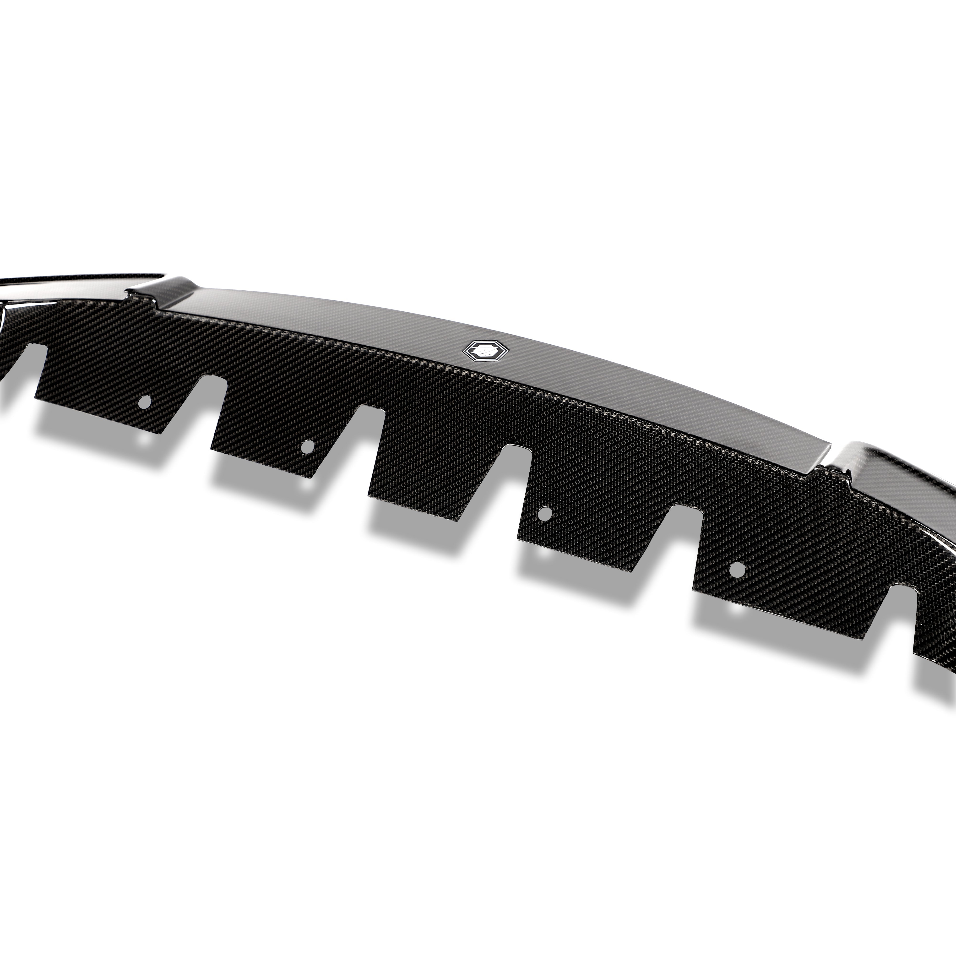 RevoZport Carbon Fiber Front Lip Compatible With BMW M8 F93