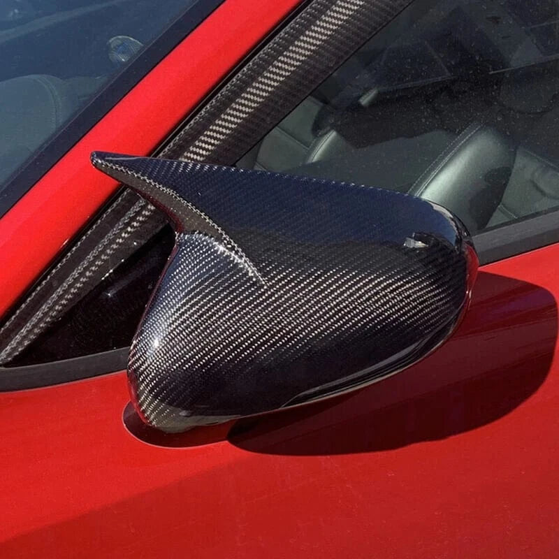 KIA Stinger GT M Style Carbon Fiber Add-On Mirror Covers - Twenty Two Tuning Mirror Covers