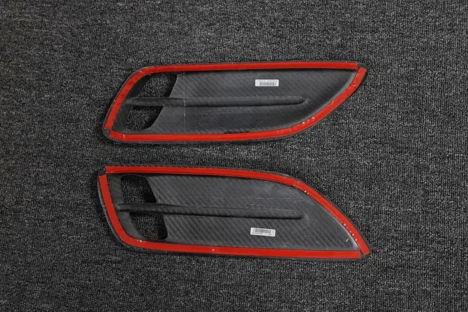 KIA Stinger GT OEM+ Carbon Fibre Hood Vent Trims - Twenty Two Tuning Hood/Bonnet Vents
