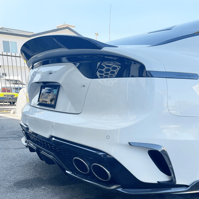 KIA Stinger GT V1 Carbon-Heckstoßstangen-Canards