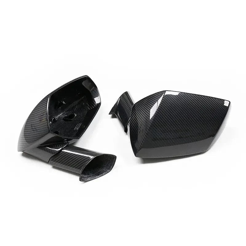 Lamborghini Aventador Replacement Carbon Fibre Mirror Cover Housing - Twenty Two Tuning Mirror Covers