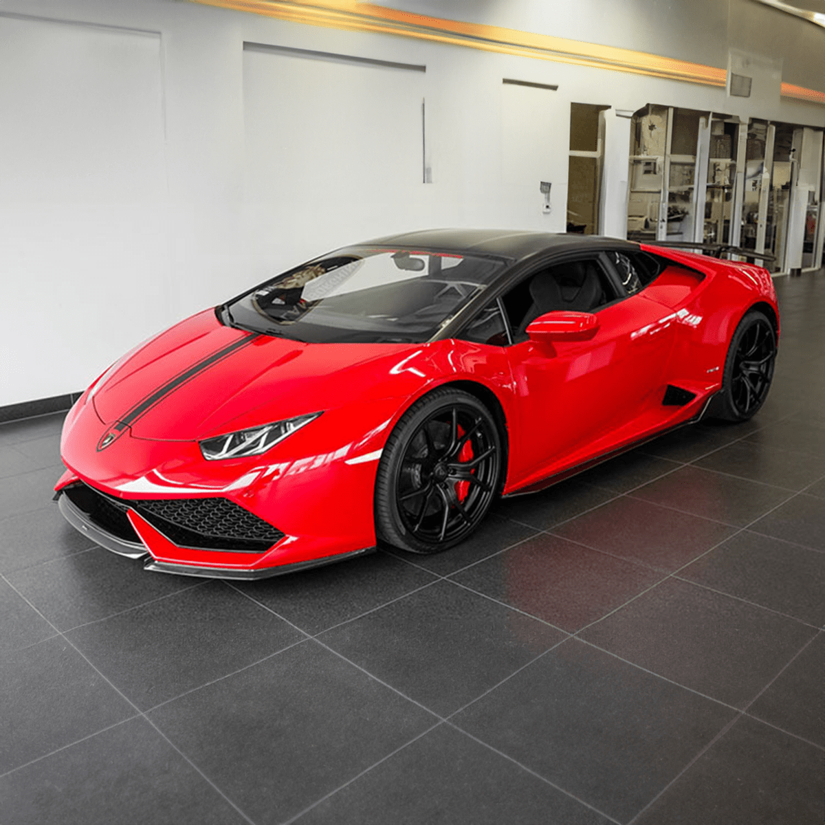 Lamborghini Huracan (LP610-4) Vorsteiner Style Carbon Fibre Front Lip - Twenty Two Tuning Front Lip