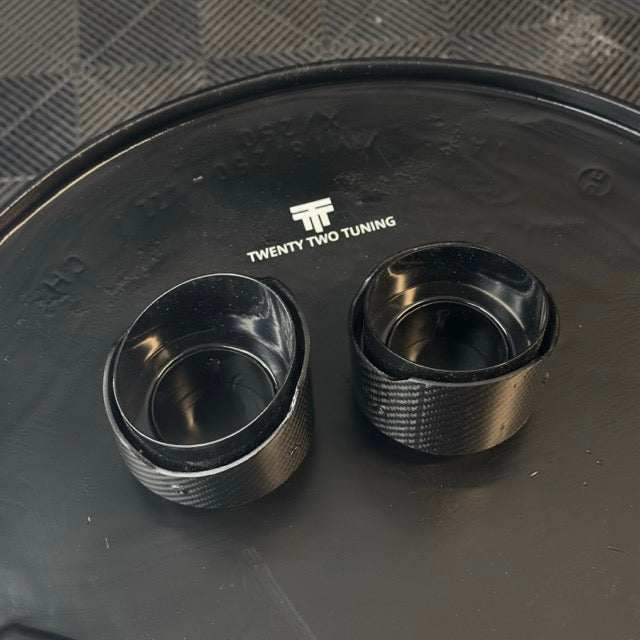M135I/M140I Akrapovic Style Carbon Fibre Exhaust Tips - Compatible with BMW 1 Series (F20/F21) - Twenty Two Tuning Exhaust Tips