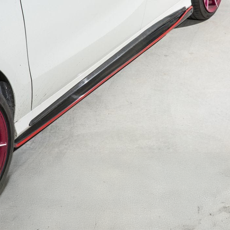 Mercedes Benz A-Class/A45 (W176) REVO Style Carbon Fibre Side Skirt Extensions - Twenty Two Tuning Side Skirts