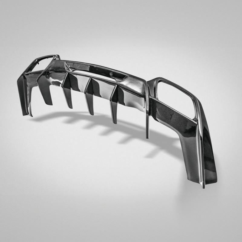 Mercedes Benz AMG GT S (C190/R190) Renntech Style Carbon Fibre Rear Diffuser - Twenty Two Tuning Rear Diffuser