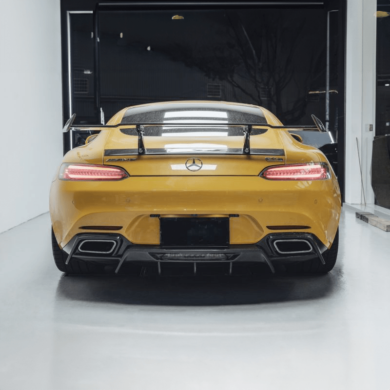 Mercedes Benz AMG GT S (C190/R190) Renntech Style Carbon Fibre Rear Diffuser - Twenty Two Tuning Rear Diffuser