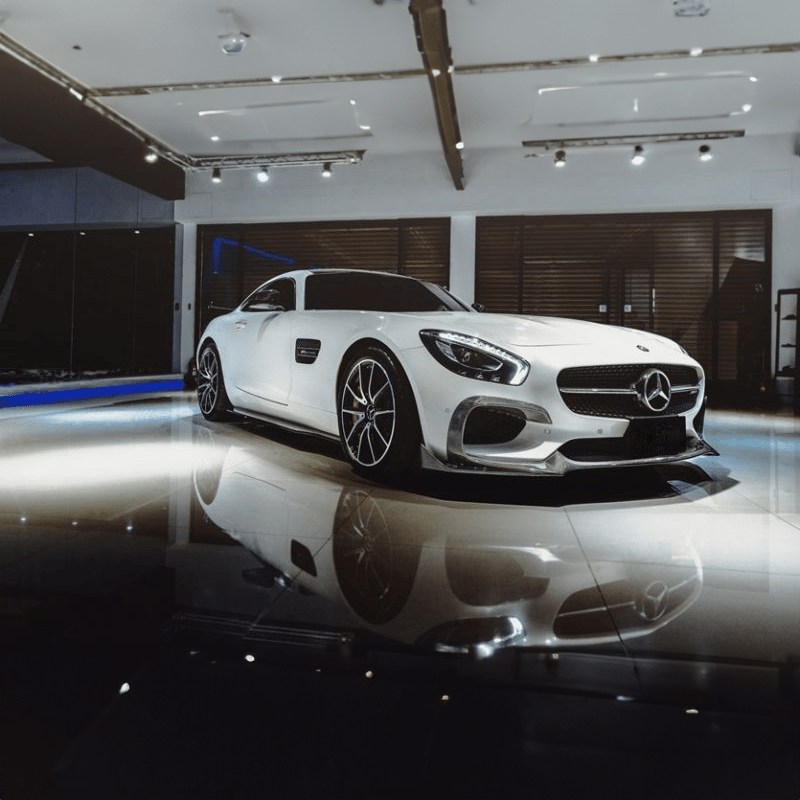 Mercedes Benz AMG GT S (C190/R190) Renntech Style Carbon Fibre Rear Diffuser - Twenty Two Tuning Rear Diffuser