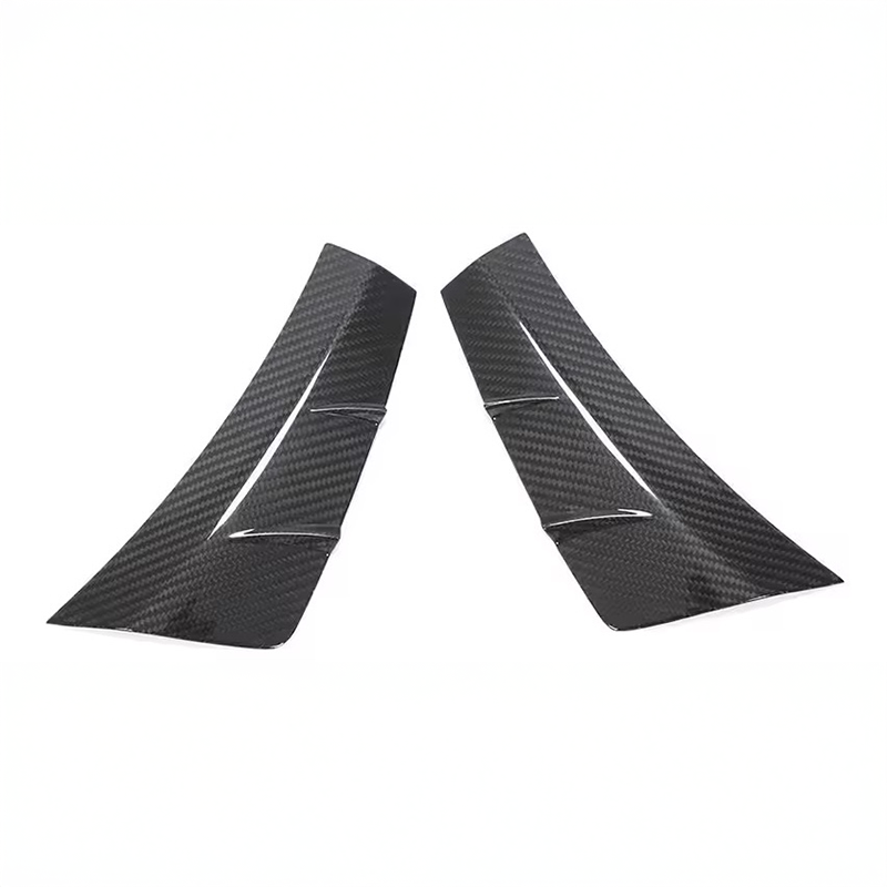 Mercedes Benz C-Class/C43 AMG Style Carbon Fibre Vent Trim (W205/C205/S205/A205) - Twenty Two Tuning Front Canards/Bumper Inserts