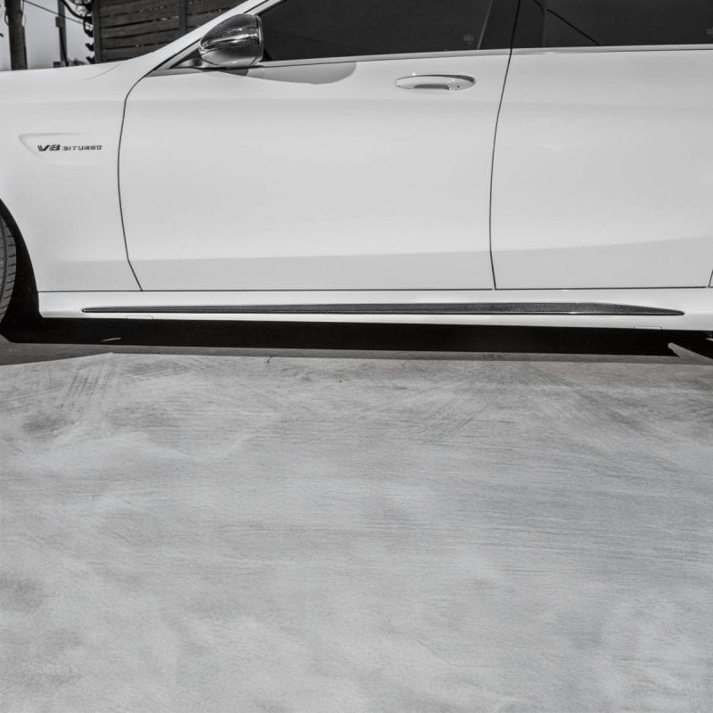 Mercedes Benz C-Class/C43/C63 Future Design Style Rocker Overlay Trims (W205/S205/C205) - Twenty Two Tuning Side Skirts