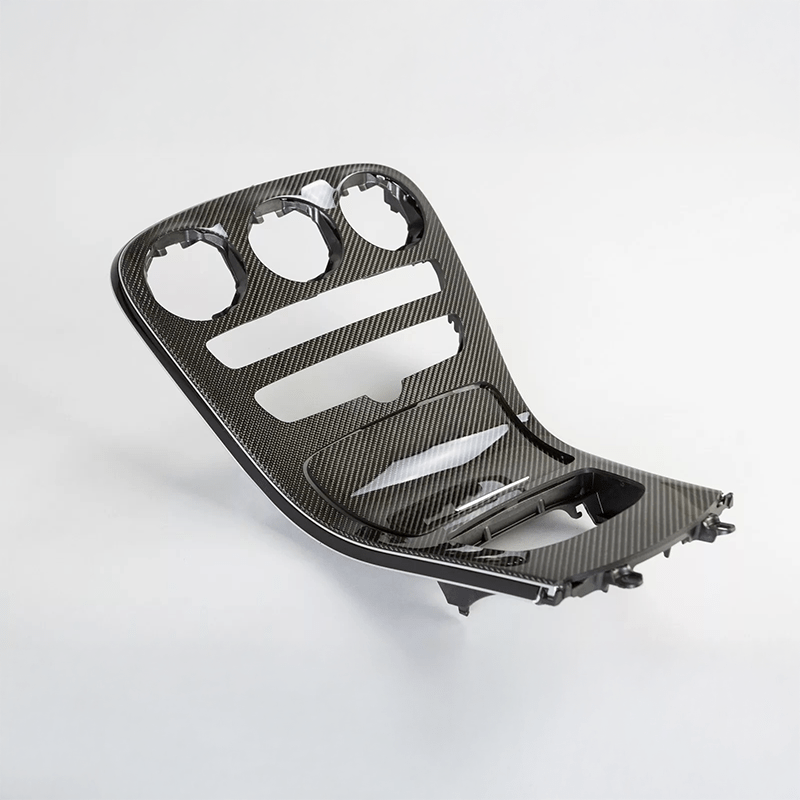 Mercedes Benz C-Class/C43/C63 OEM+ Carbon Fiber Center Console Trim (W205/S205/C205/A205) - Twenty Two Tuning Interior Parts & Accessories