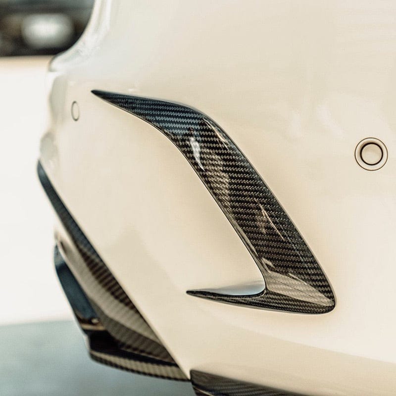 Mercedes Benz C-Class/C43/C63 (S205) Future Design Carbon Fibre Rear Canards - Future Design Rear Canards