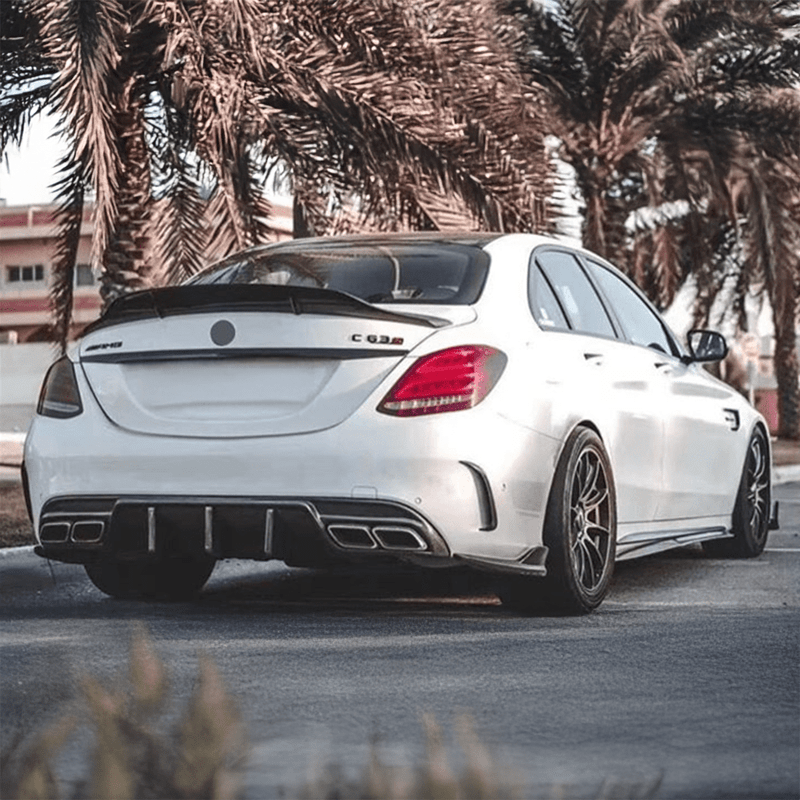 Mercedes Benz C-Class/C43/C63 (W205) Renntech Style Carbon Fiber Rear Spoiler - Twenty Two Tuning Rear Spoiler