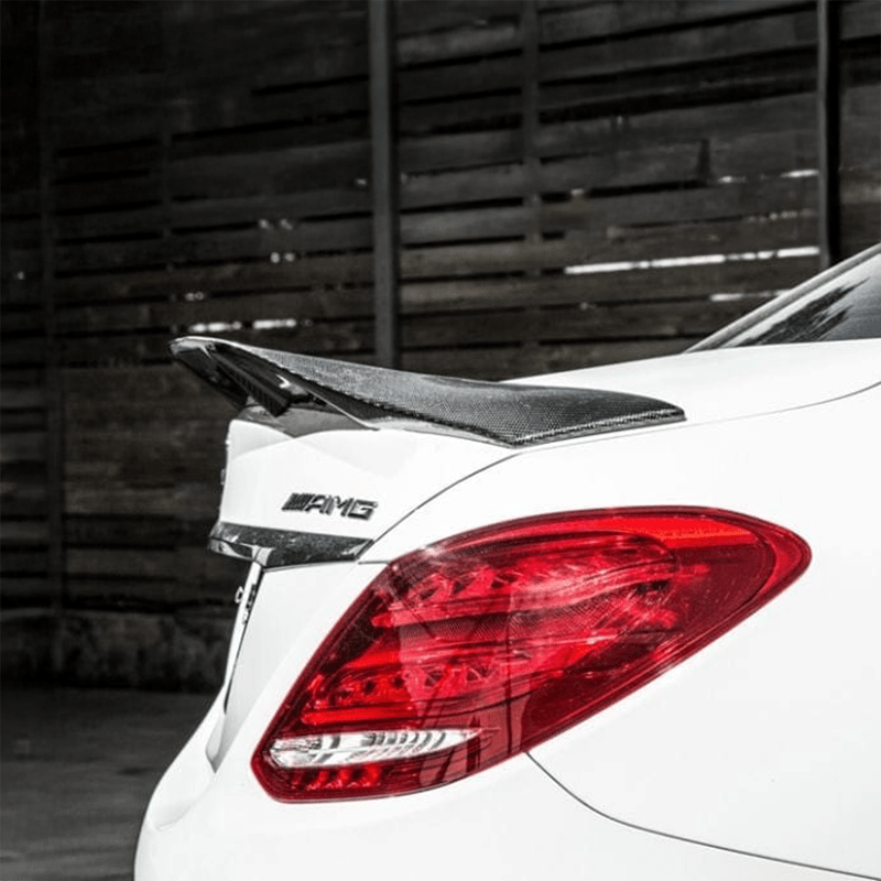 Mercedes Benz C-Class/C43/C63 (W205) Renntech Style Carbon Fiber Rear Spoiler - Twenty Two Tuning Rear Spoiler