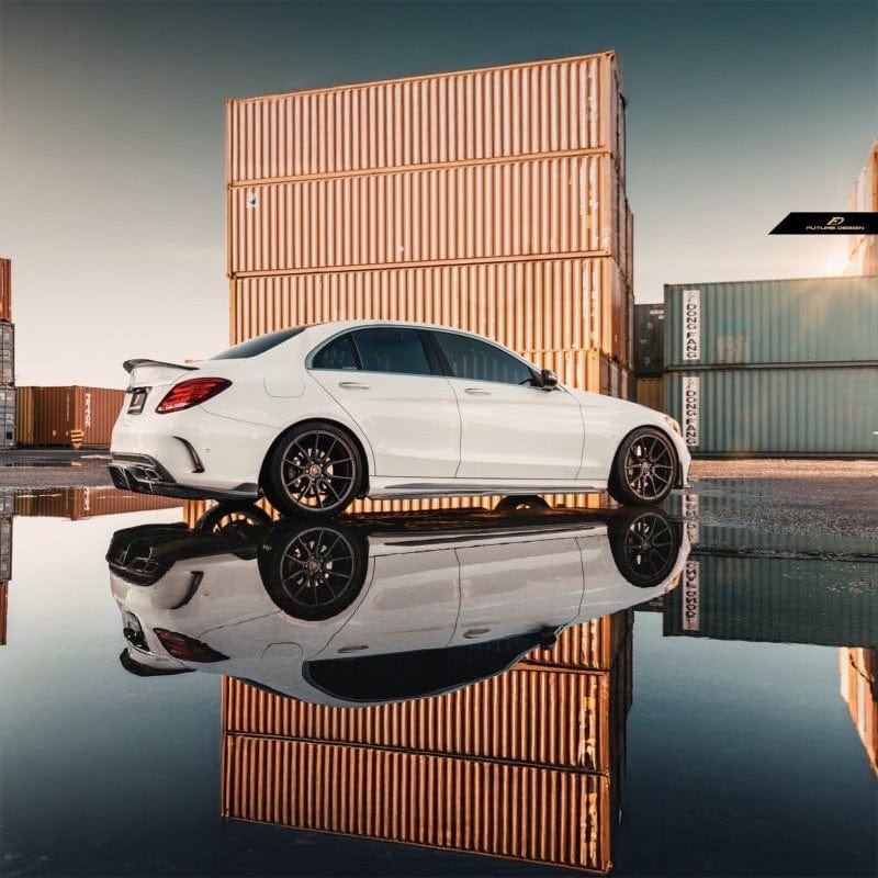 Mercedes Benz C-Class/C43/C63 (W205/S205) PSM Dynamic Carbon Fibre Side Skirts - PSM Dynamic Side Skirts