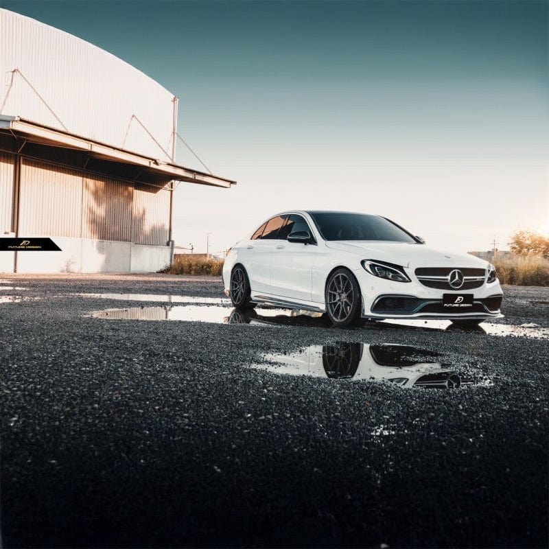 Mercedes Benz C-Class/C43/C63 (W205/S205) PSM Dynamic Carbon Fibre Side Skirts - PSM Dynamic Side Skirts