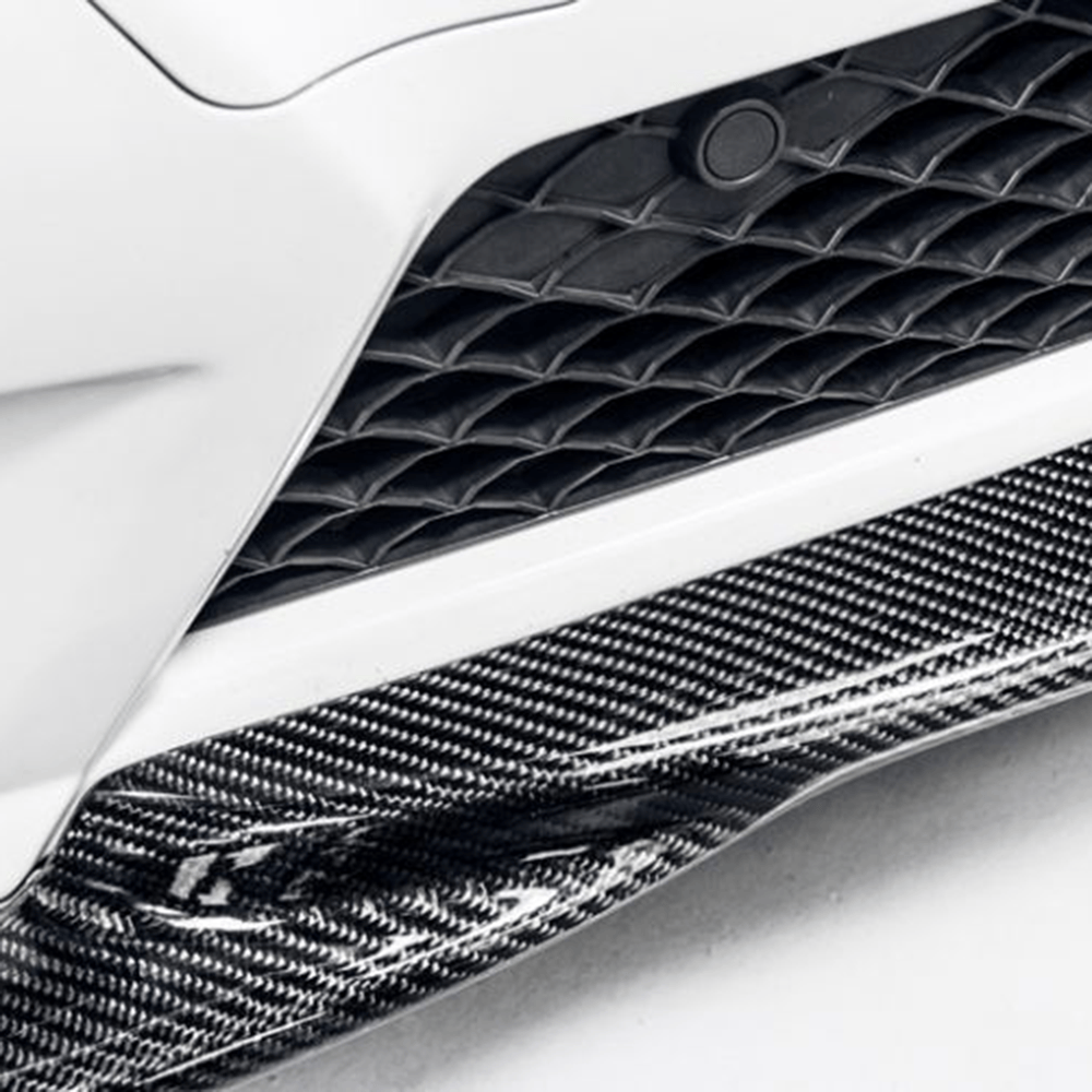 Mercedes Benz C-Class (W204/C204) Facelift GODHAND Style Carbon Fibre Front Lip - Twenty Two Tuning Front Lip