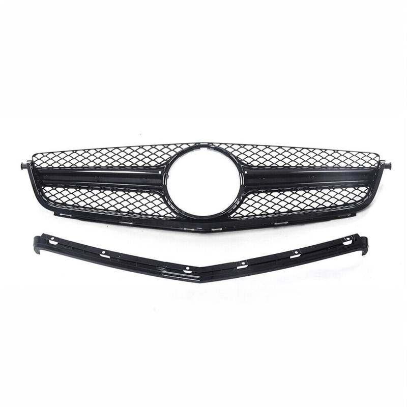 Mercedes Benz C63 (C204/W204) OEM+ Gloss Black Front Grille - Twenty Two Tuning Front Grille